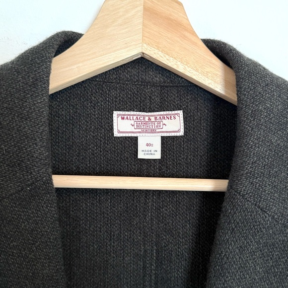 J.Crew Wallace & Barnes Moon Merino Lambswool Shawl-Collar Blazer - Picture 2 of 7
